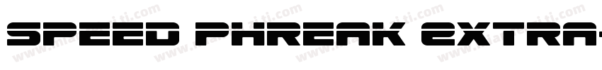 Speed Phreak Extra-Condensed字体转换